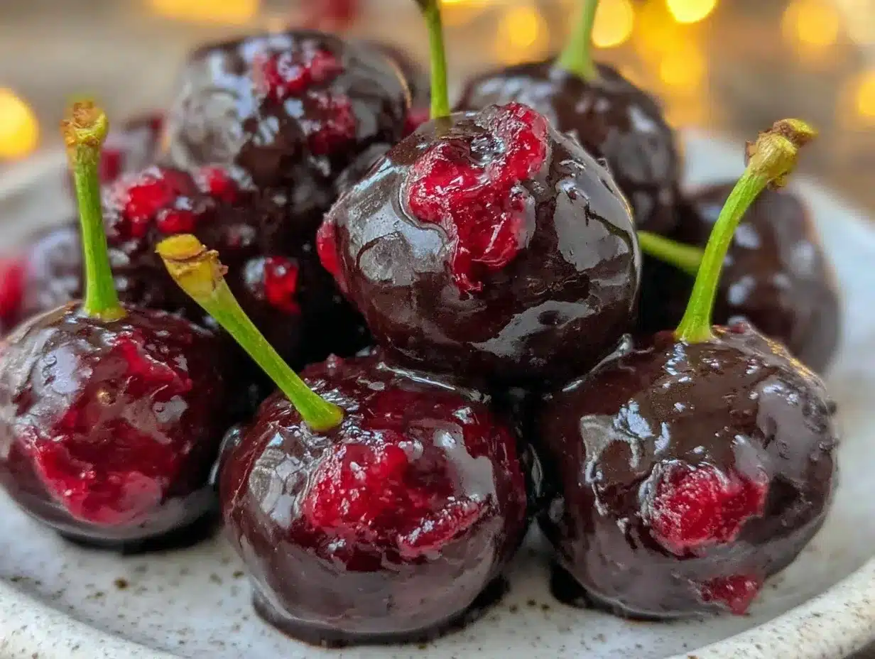 chocolate covered cherries recipe preparation steps