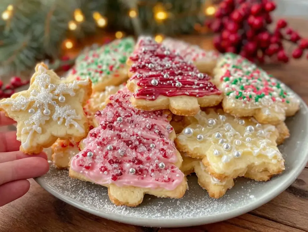 Christmas Sugar Cookie Cutouts - featured image