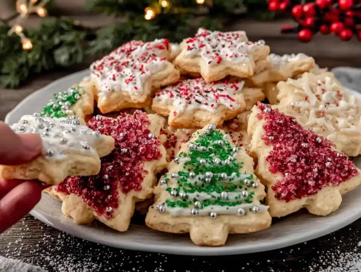 Christmas Sugar Cookie Cutouts preparation steps