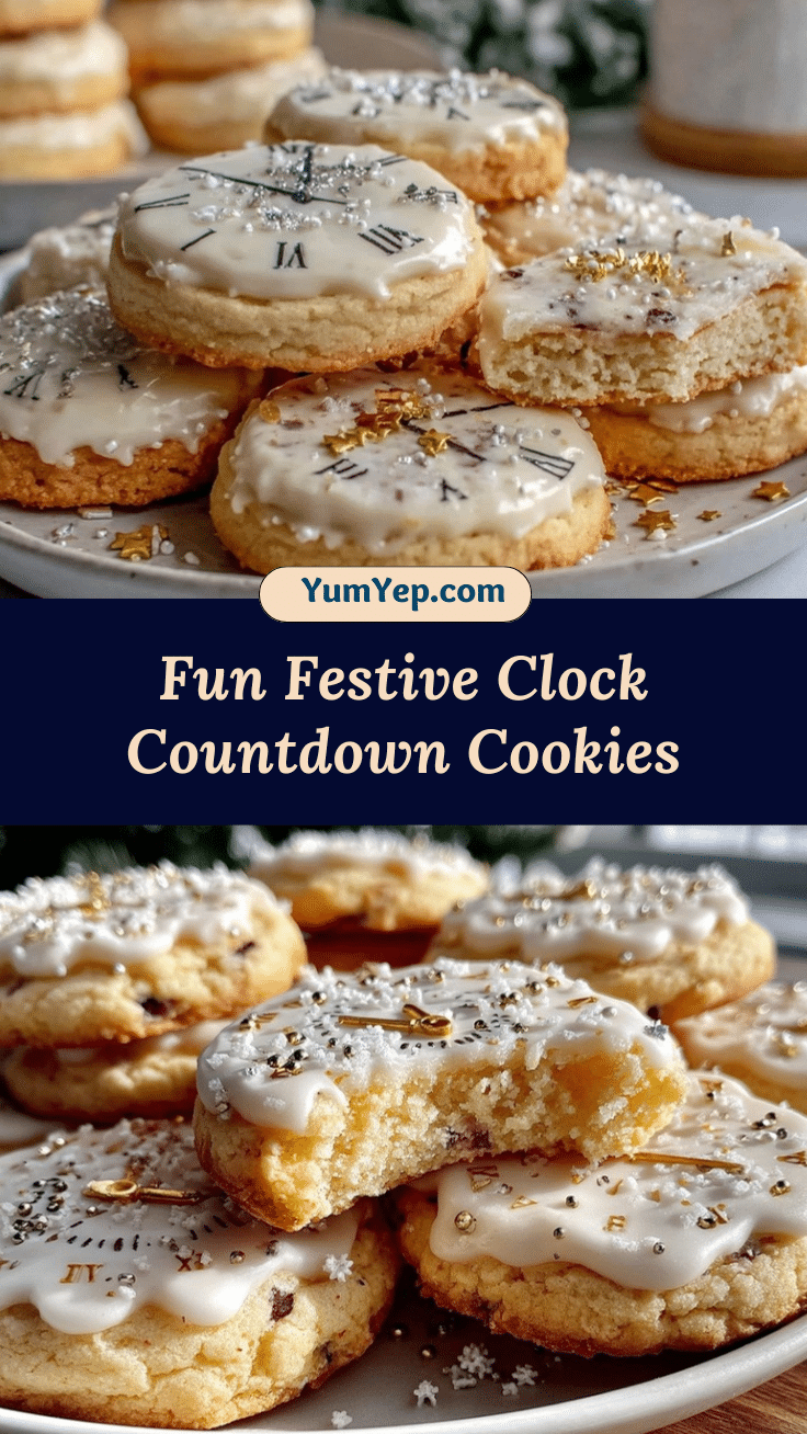 clock countdown cookies recipe