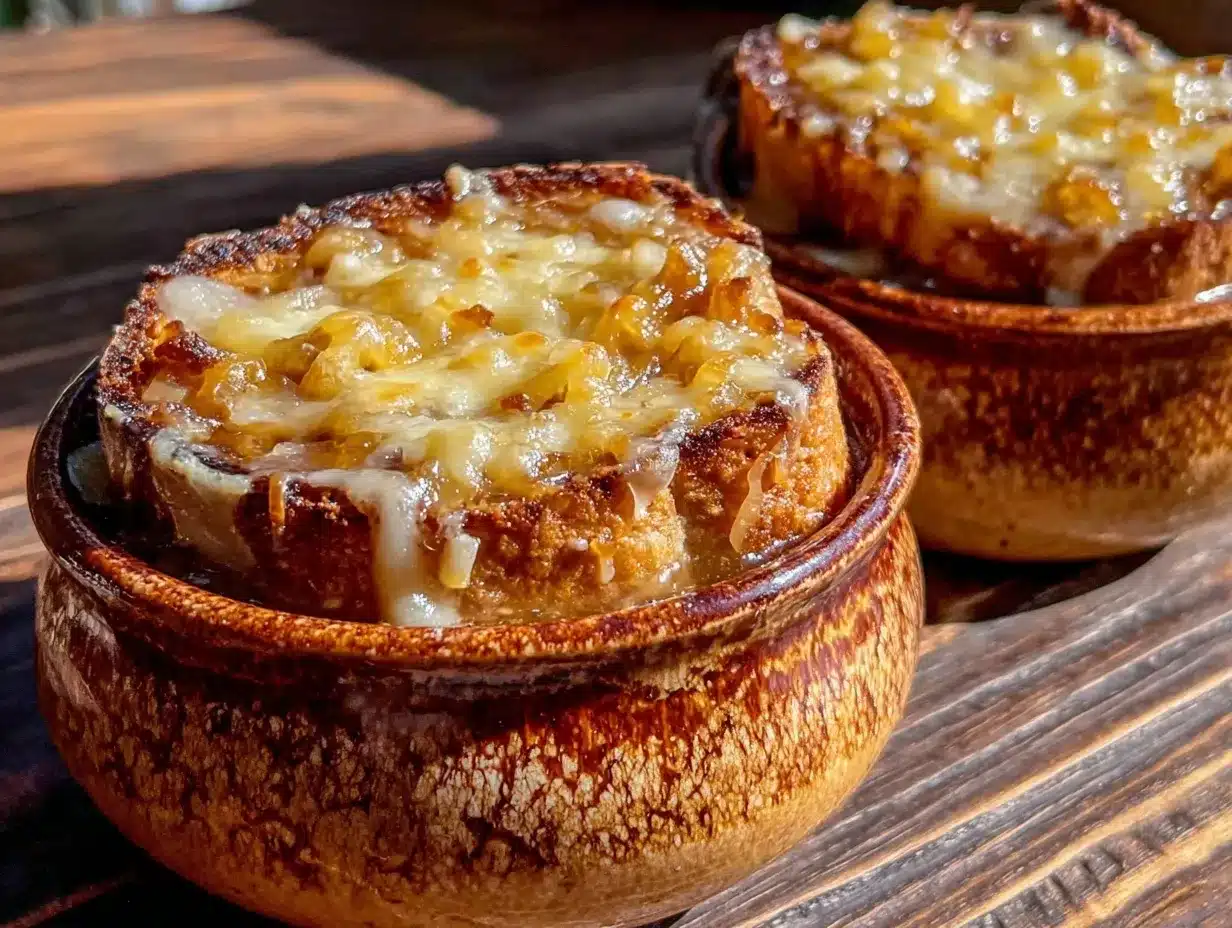 Cozy Classic French Onion Soup for Two preparation steps