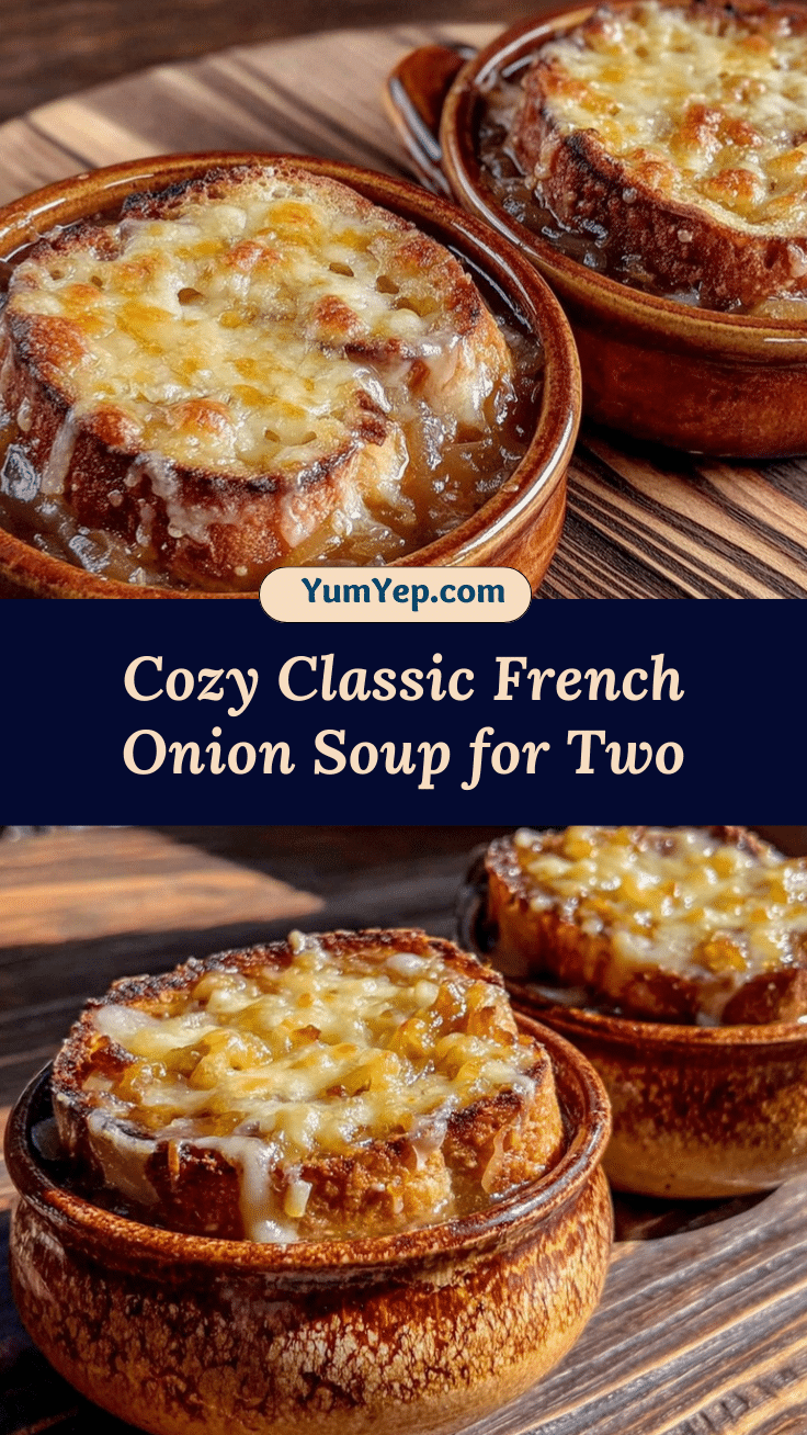 Cozy Classic French Onion Soup for Two recipe