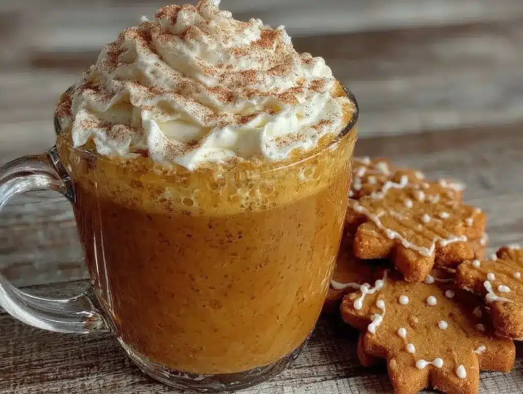 cozy gingerbread latte - featured image