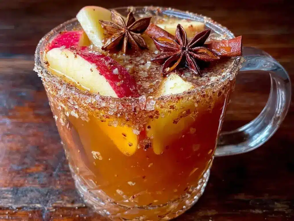 cozy spiced apple cider - featured image
