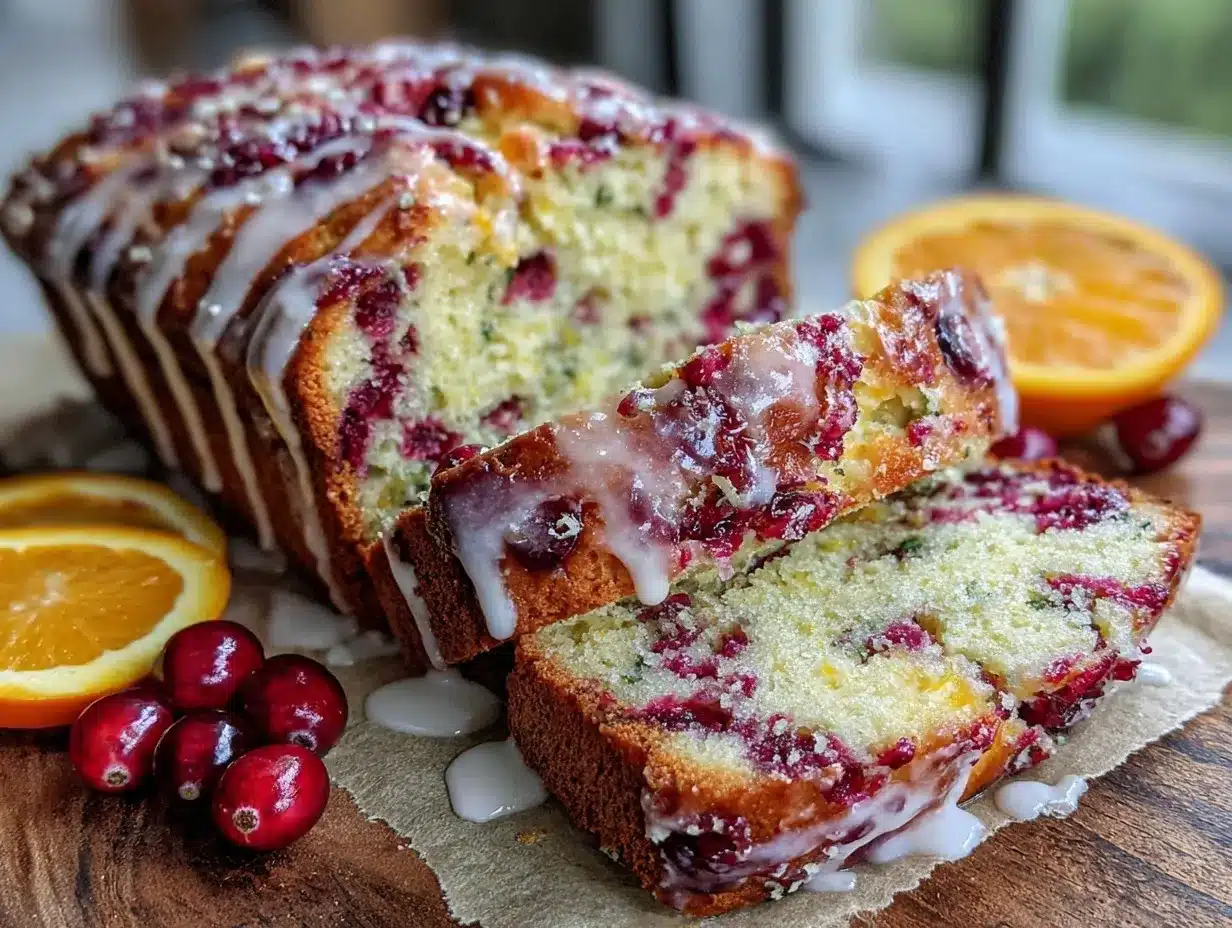 cranberry orange bread preparation steps