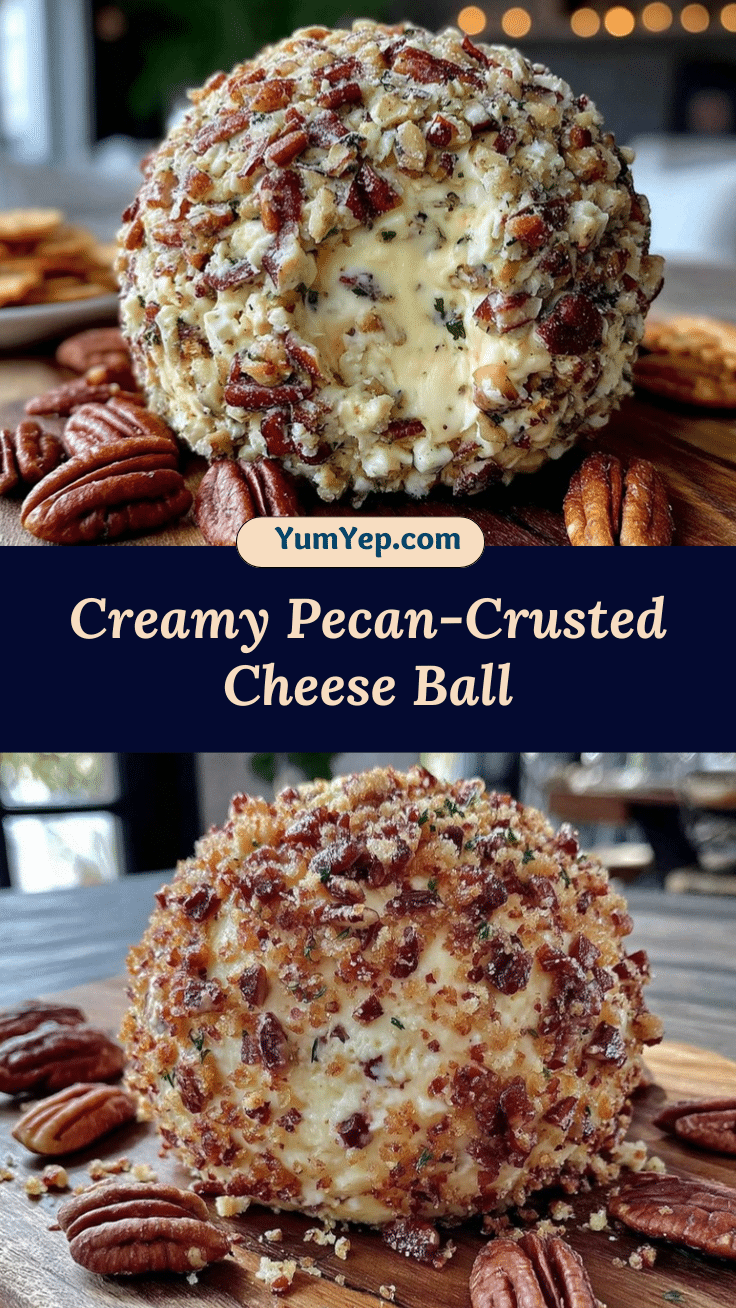 creamy cheese ball with pecans recipe