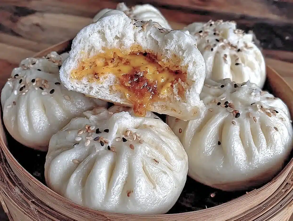 creamy custard buns preparation steps