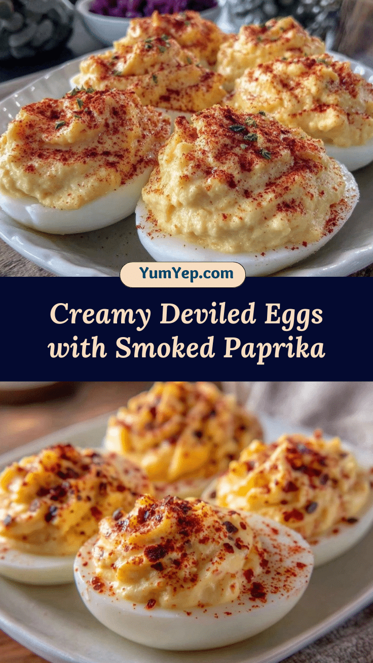 creamy deviled eggs with smoked paprika recipe