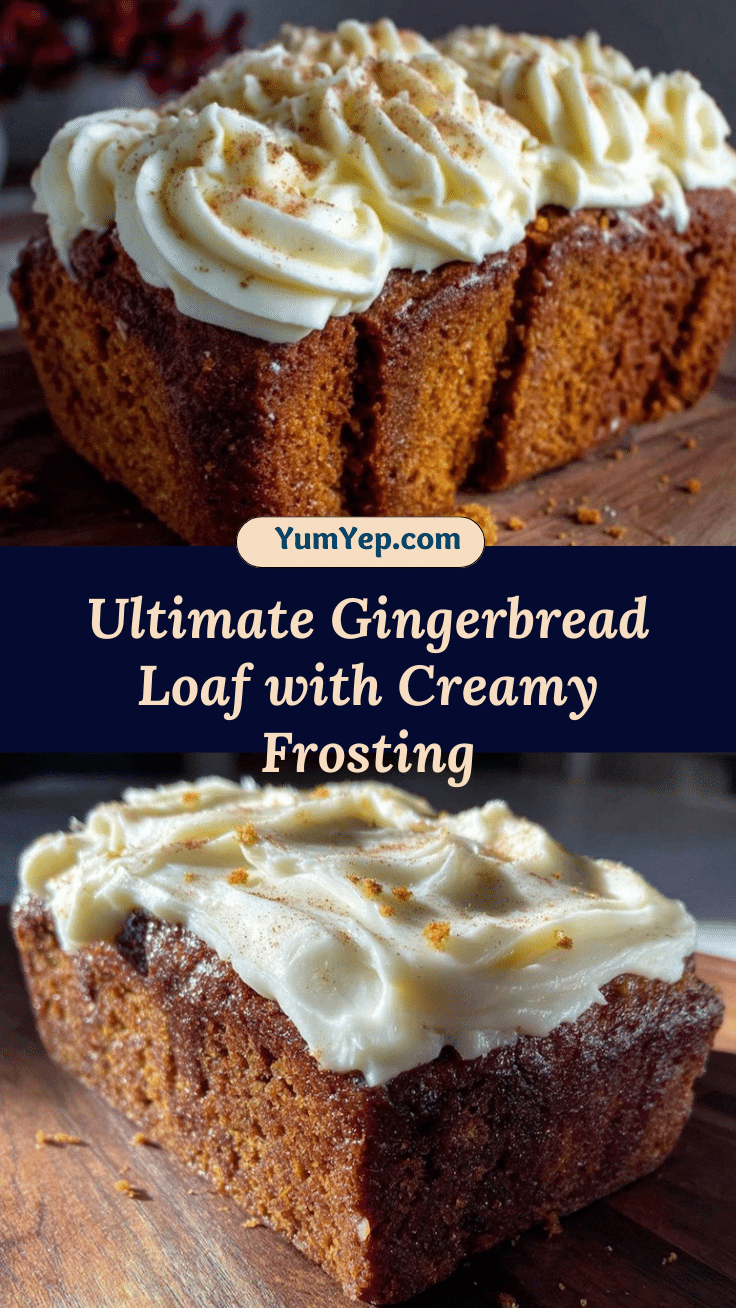 creamy gingerbread loaf recipe