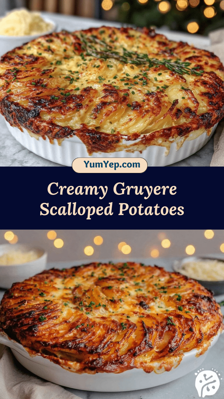 creamy Gruyere scalloped potatoes recipe