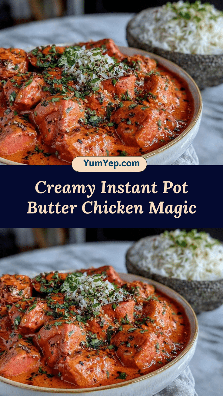 Creamy Instant Pot Butter Chicken recipe