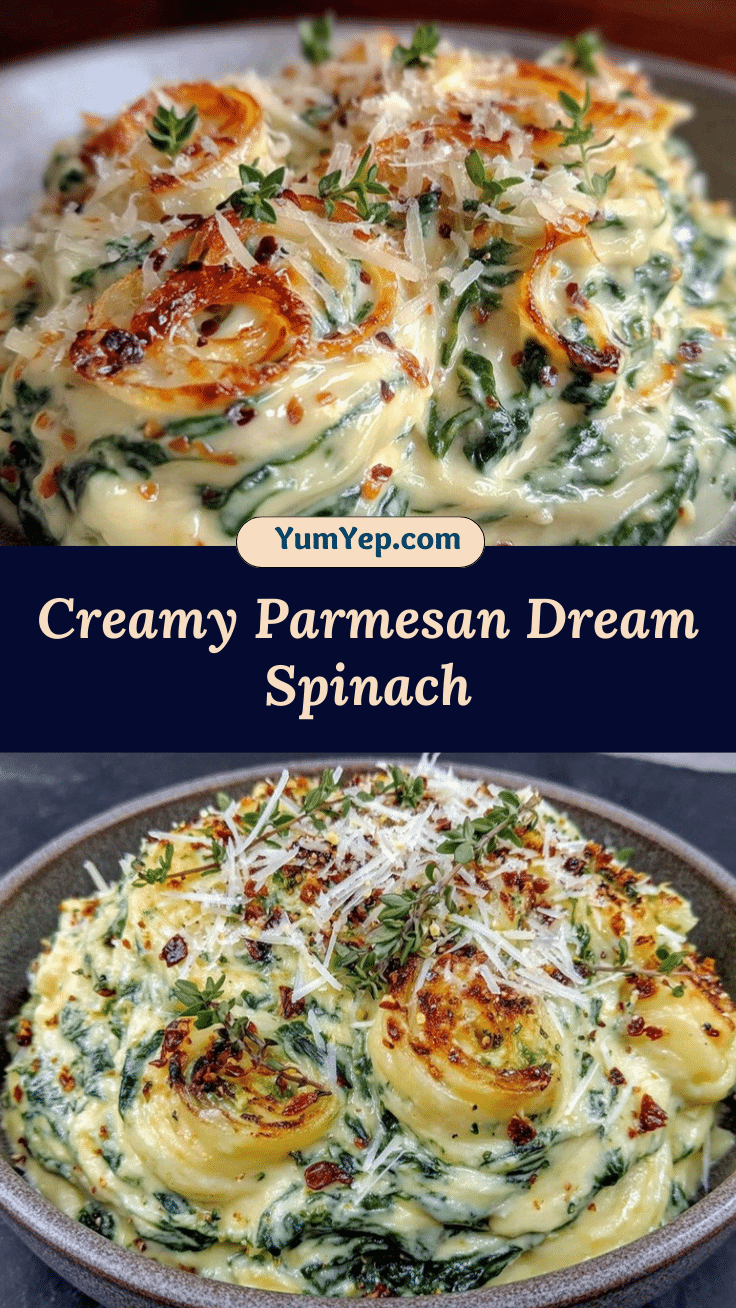 creamy Parmesan creamed spinach recipe