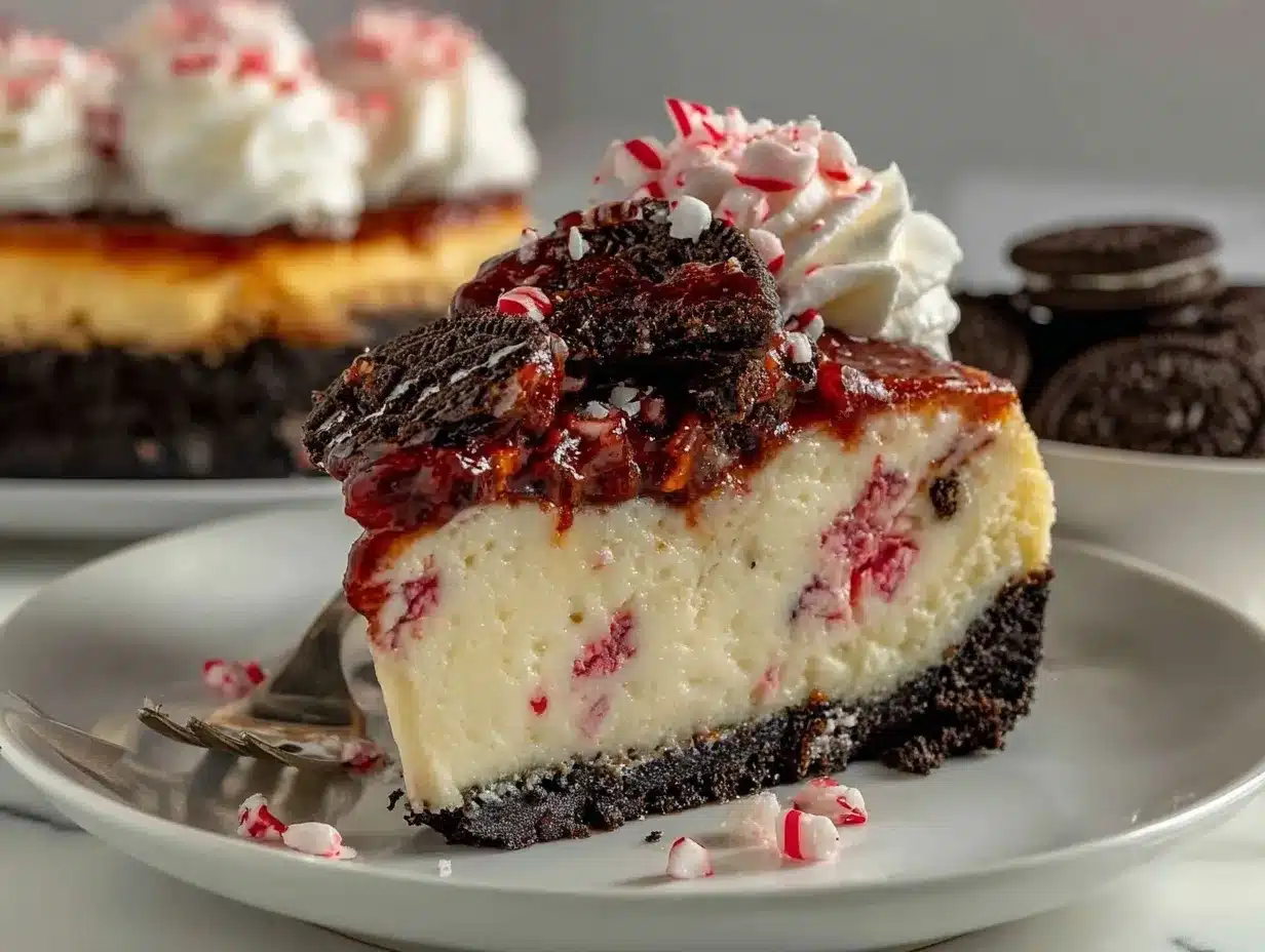 creamy peppermint cheesecake preparation steps