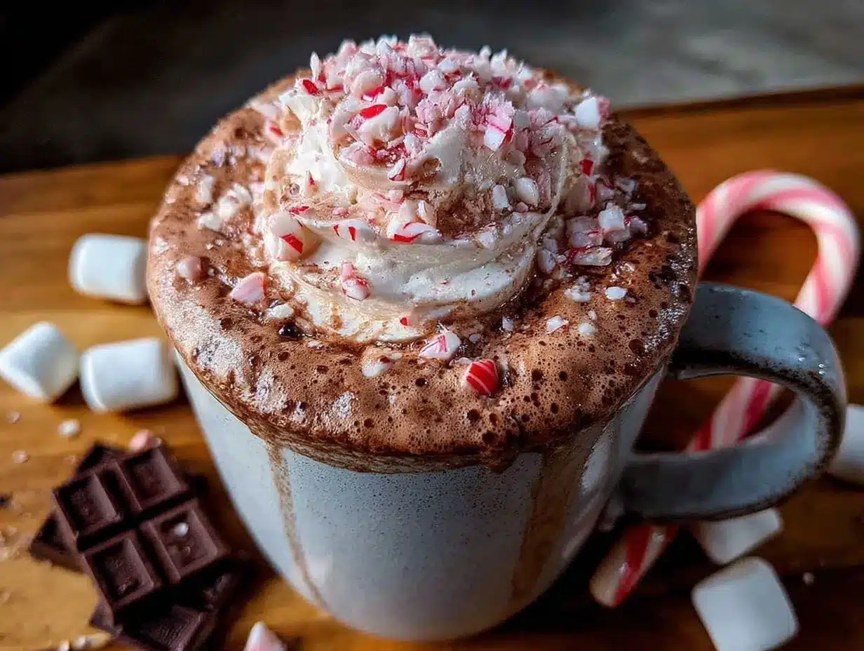 creamy peppermint hot cocoa bliss preparation steps
