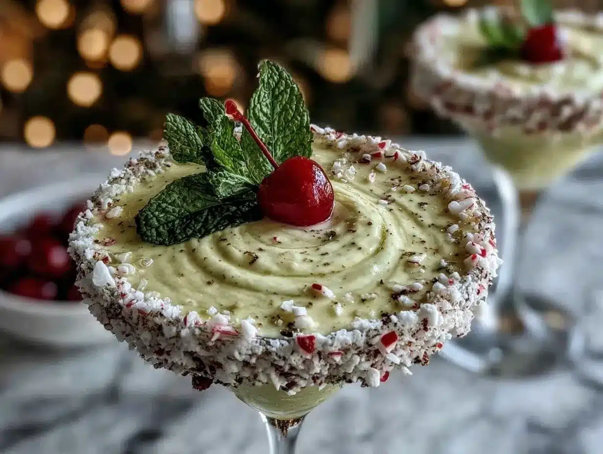 creamy peppermint martini recipe preparation steps