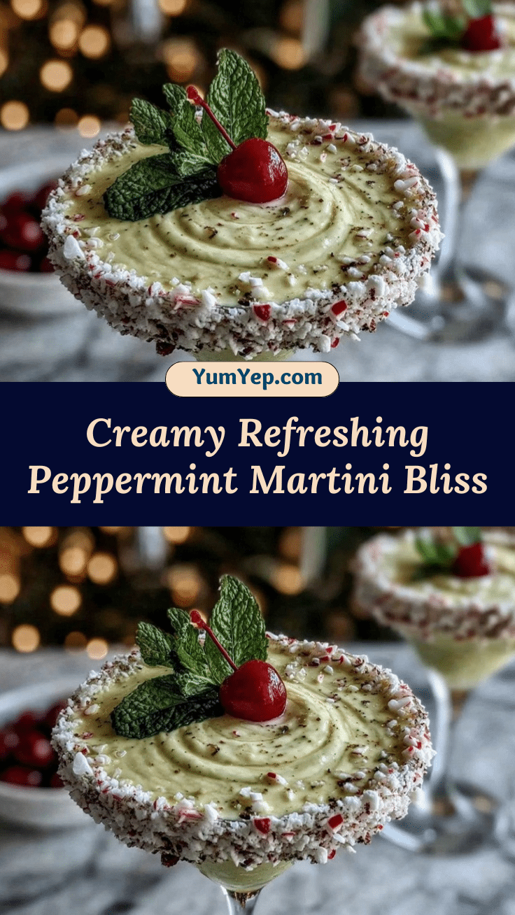 creamy peppermint martini recipe recipe