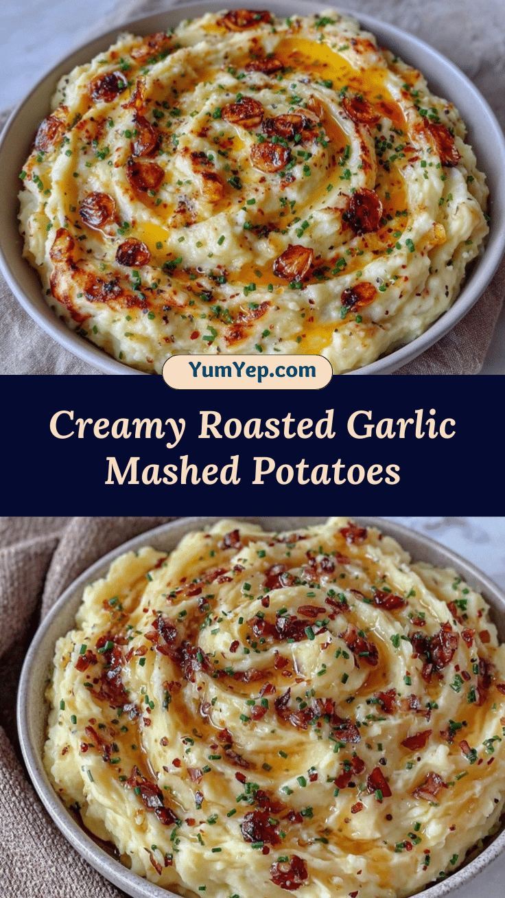 creamy roasted garlic mashed potatoes recipe