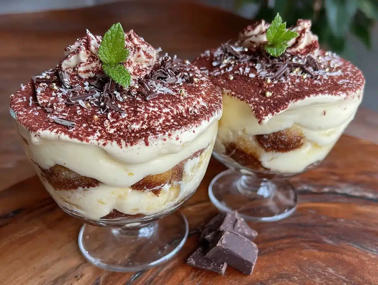 creamy tiramisu for two preparation steps