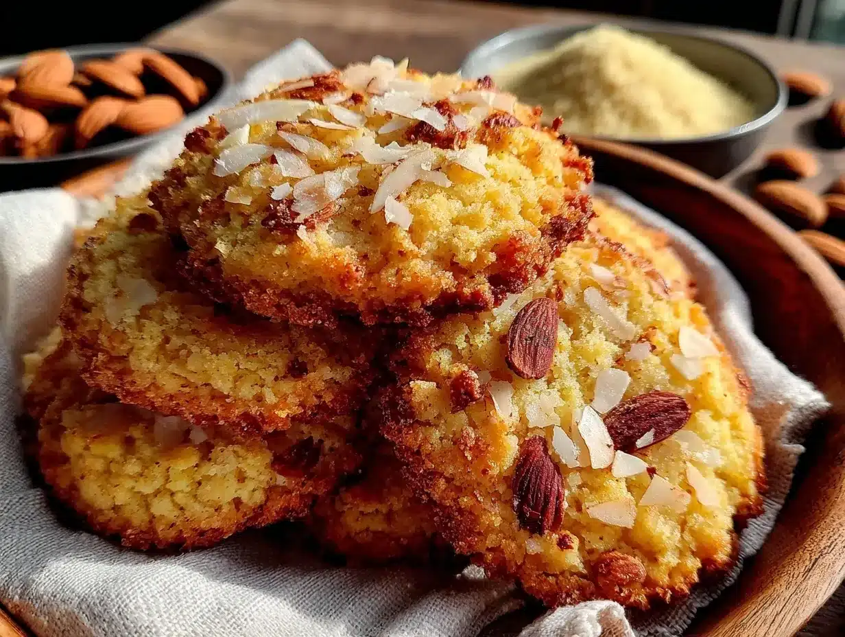 crispy almond cookies preparation steps