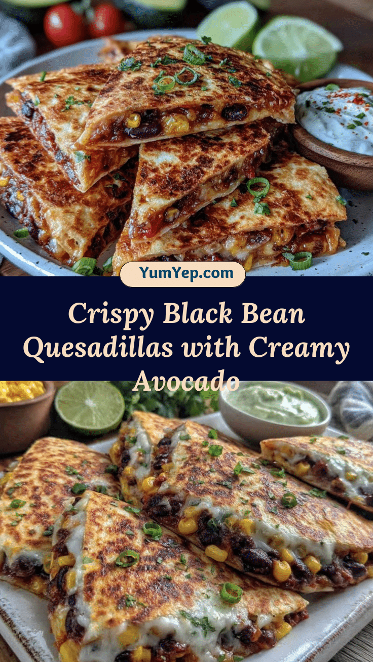 crispy black bean quesadillas recipe