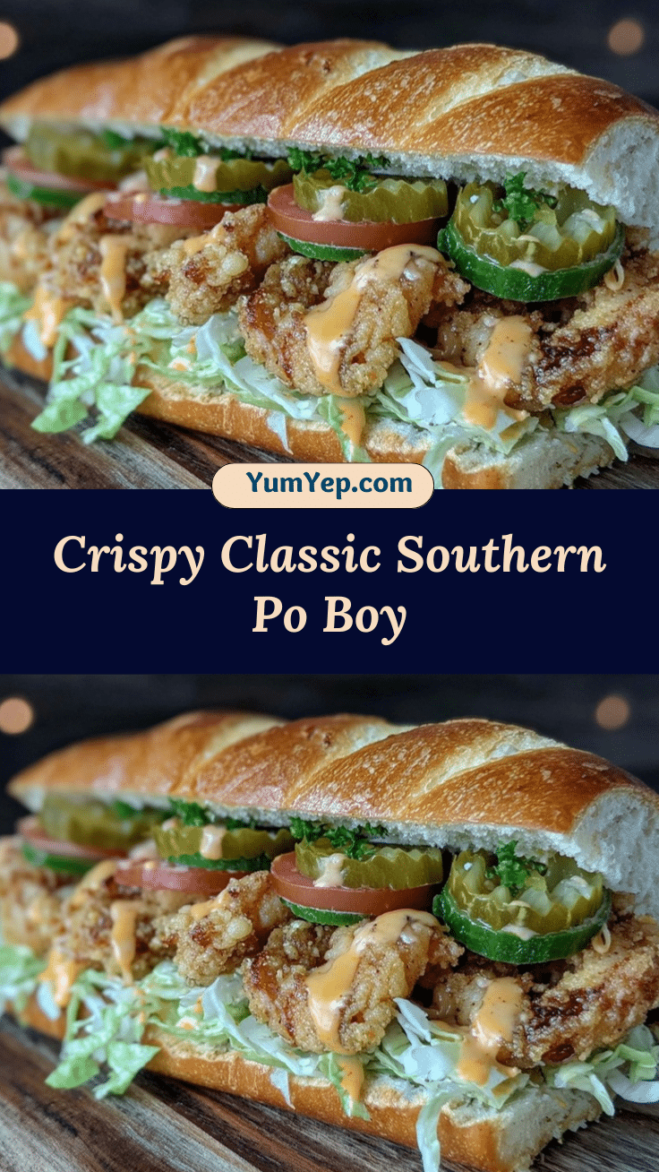 crispy southern po boy sandwich recipe