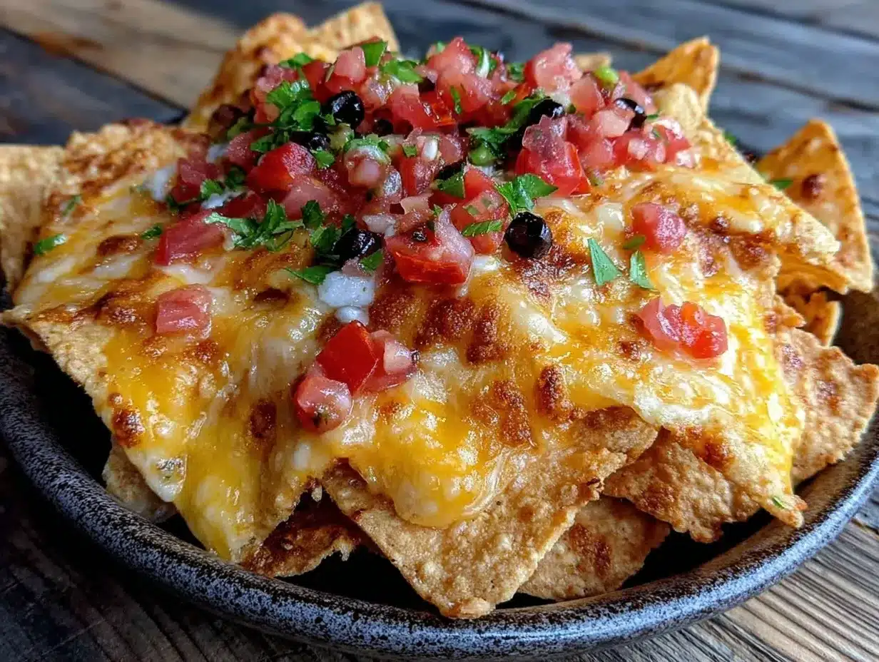 crispy ultimate loaded nachos preparation steps