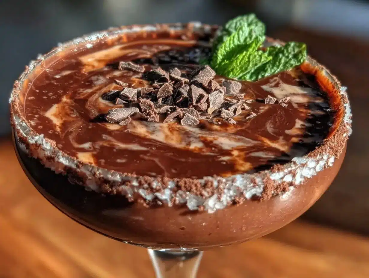 decadent chocolate martini recipe preparation steps