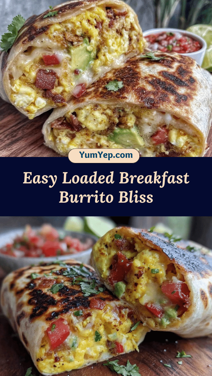 easy loaded breakfast burrito recipe