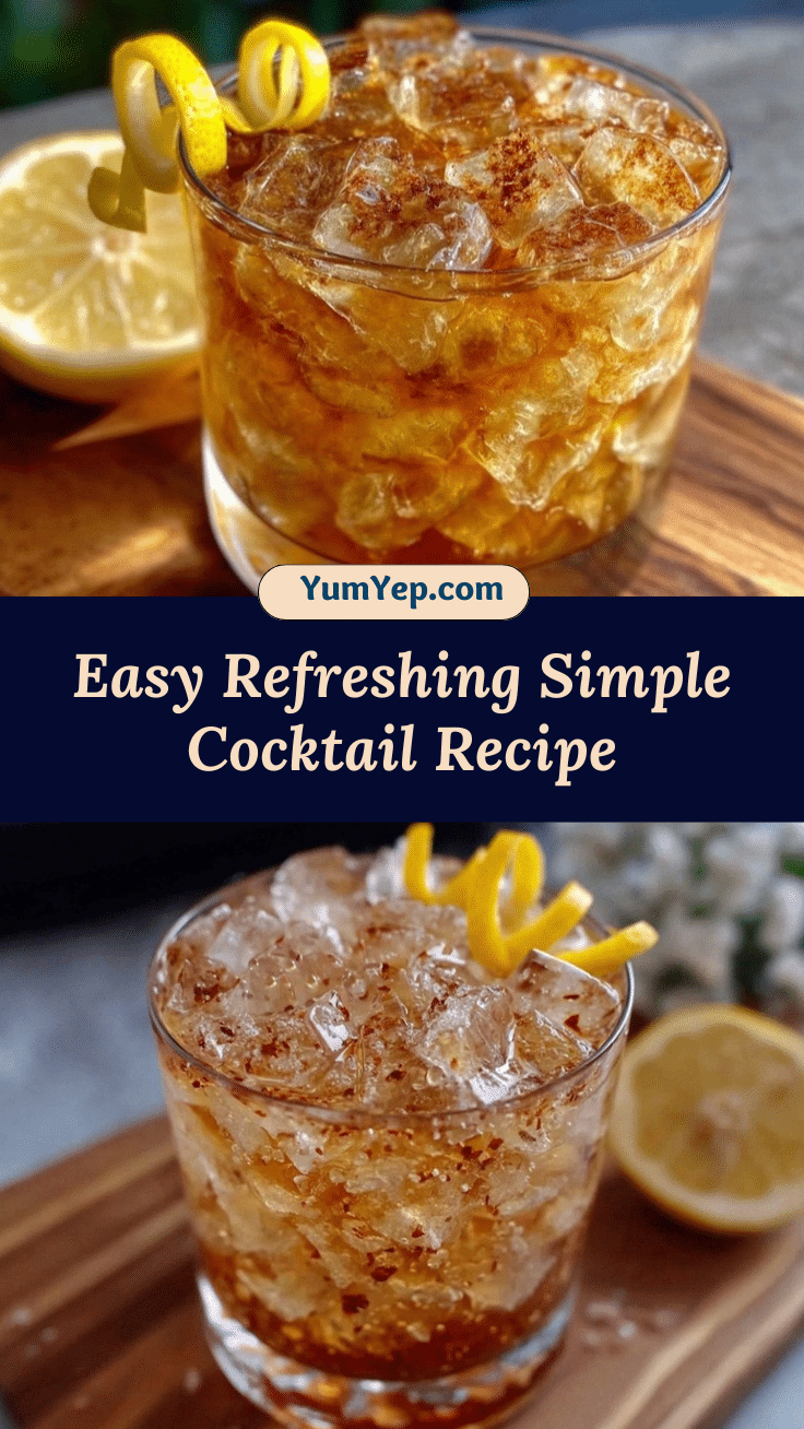 easy simple cocktail recipe recipe