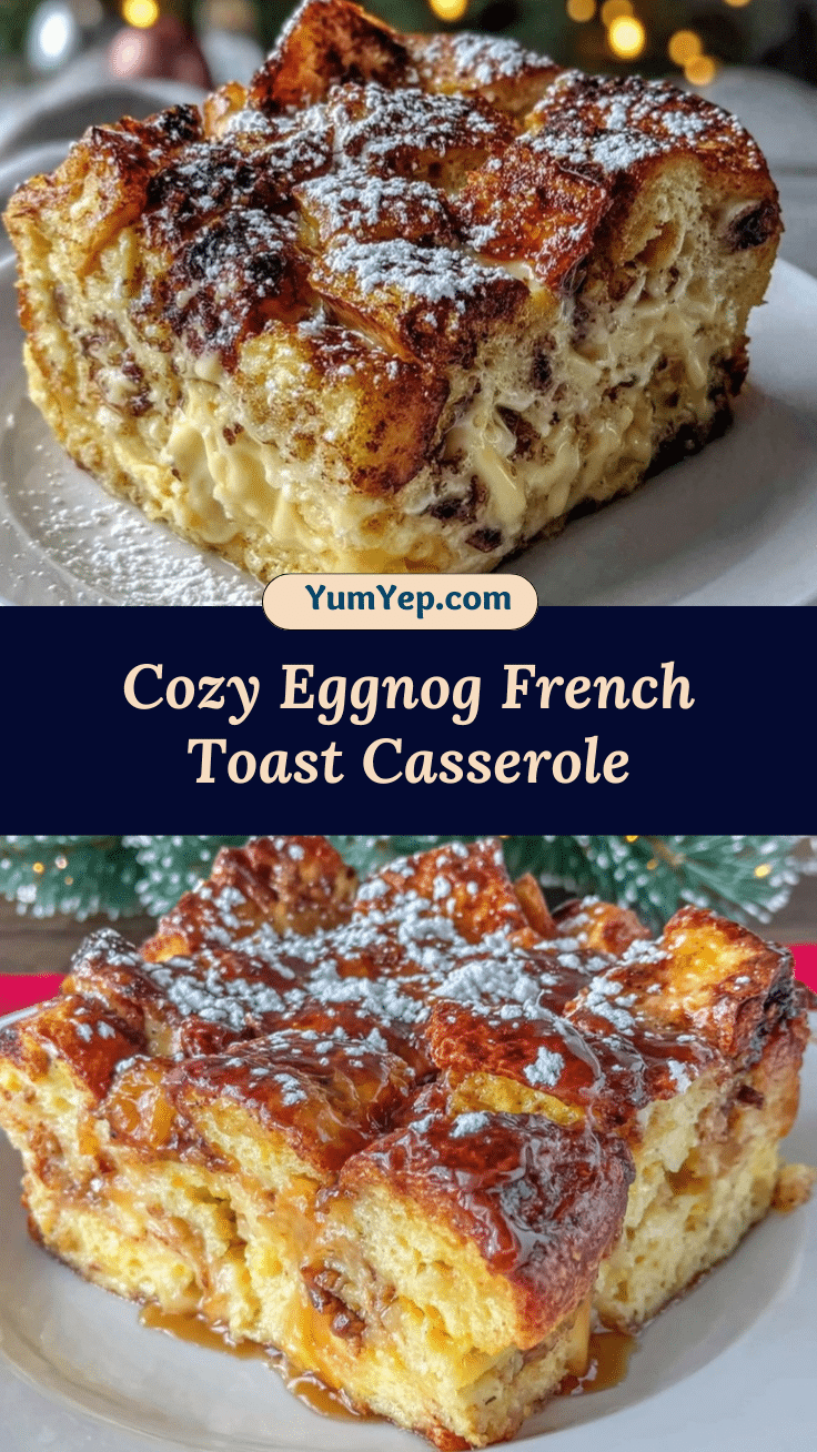 Eggnog French Toast Casserole recipe