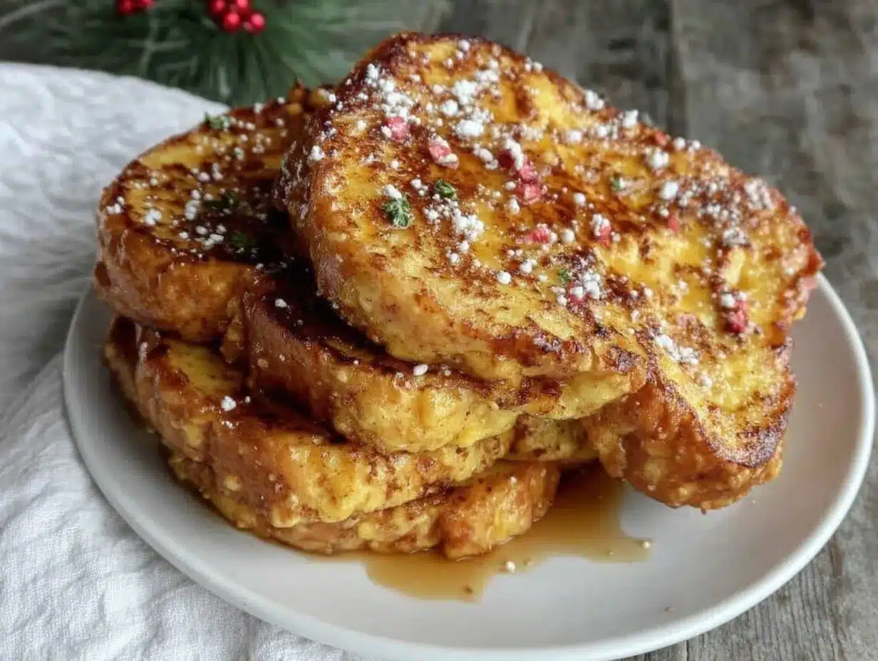 Eggnog French Toast preparation steps