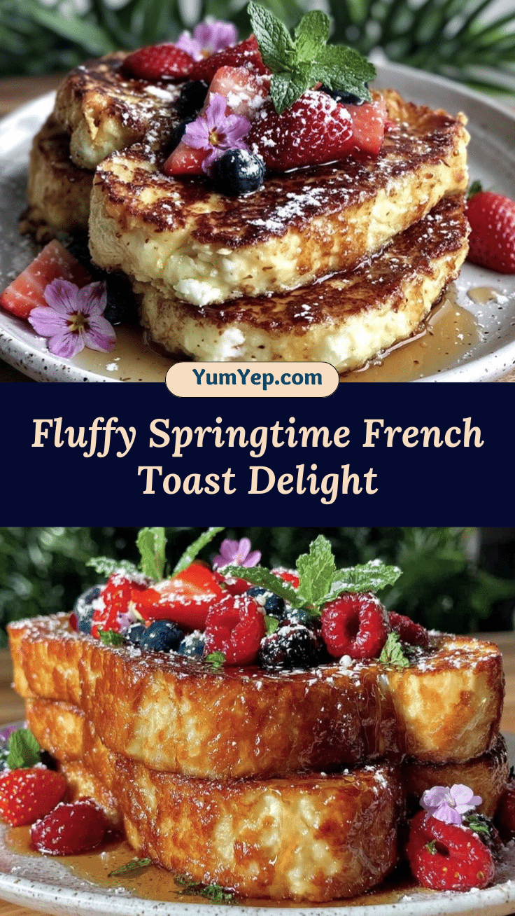 fluffy spring french toast with fresh berries recipe