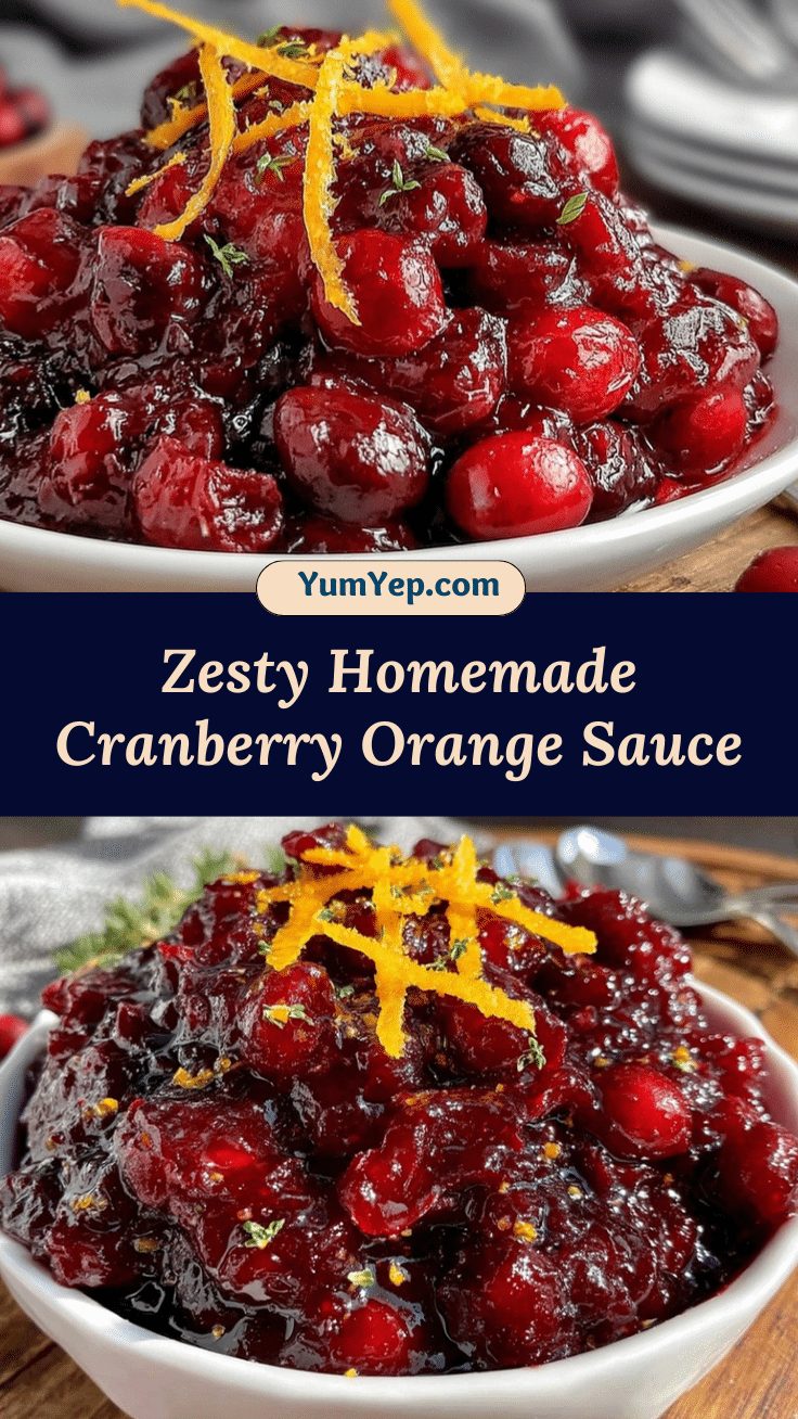 Fresh Cranberry Orange Sauce recipe