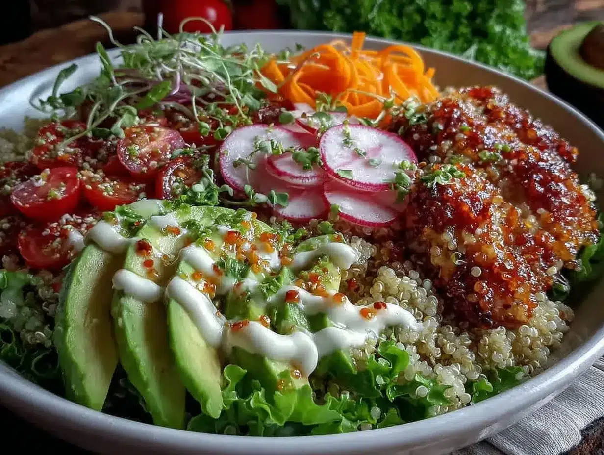 fresh spring bowl recipe preparation steps