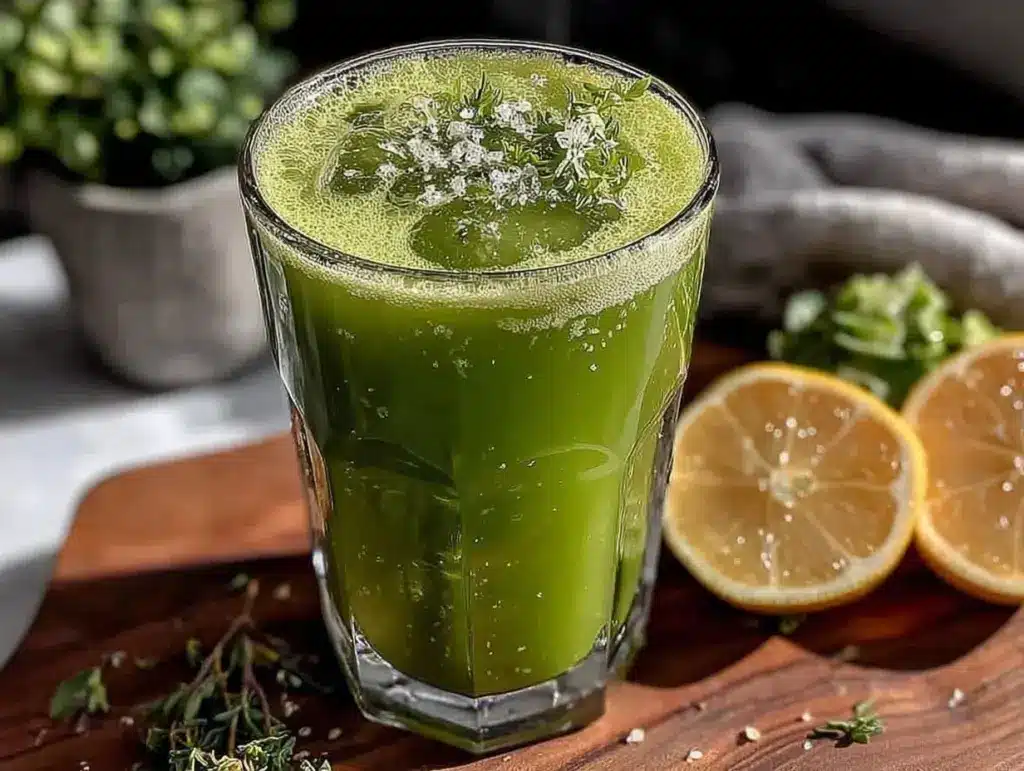 fresh spring juice recipe - featured image