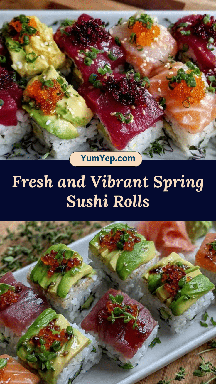 fresh spring sushi rolls recipe