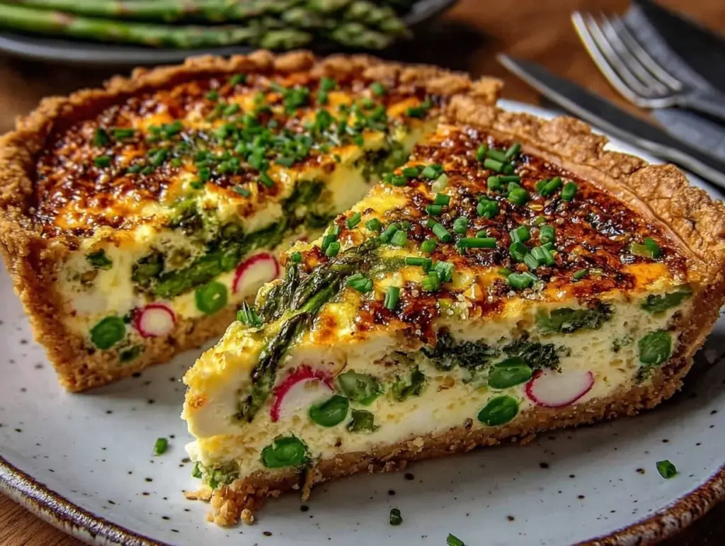 fresh spring tart recipe - featured image