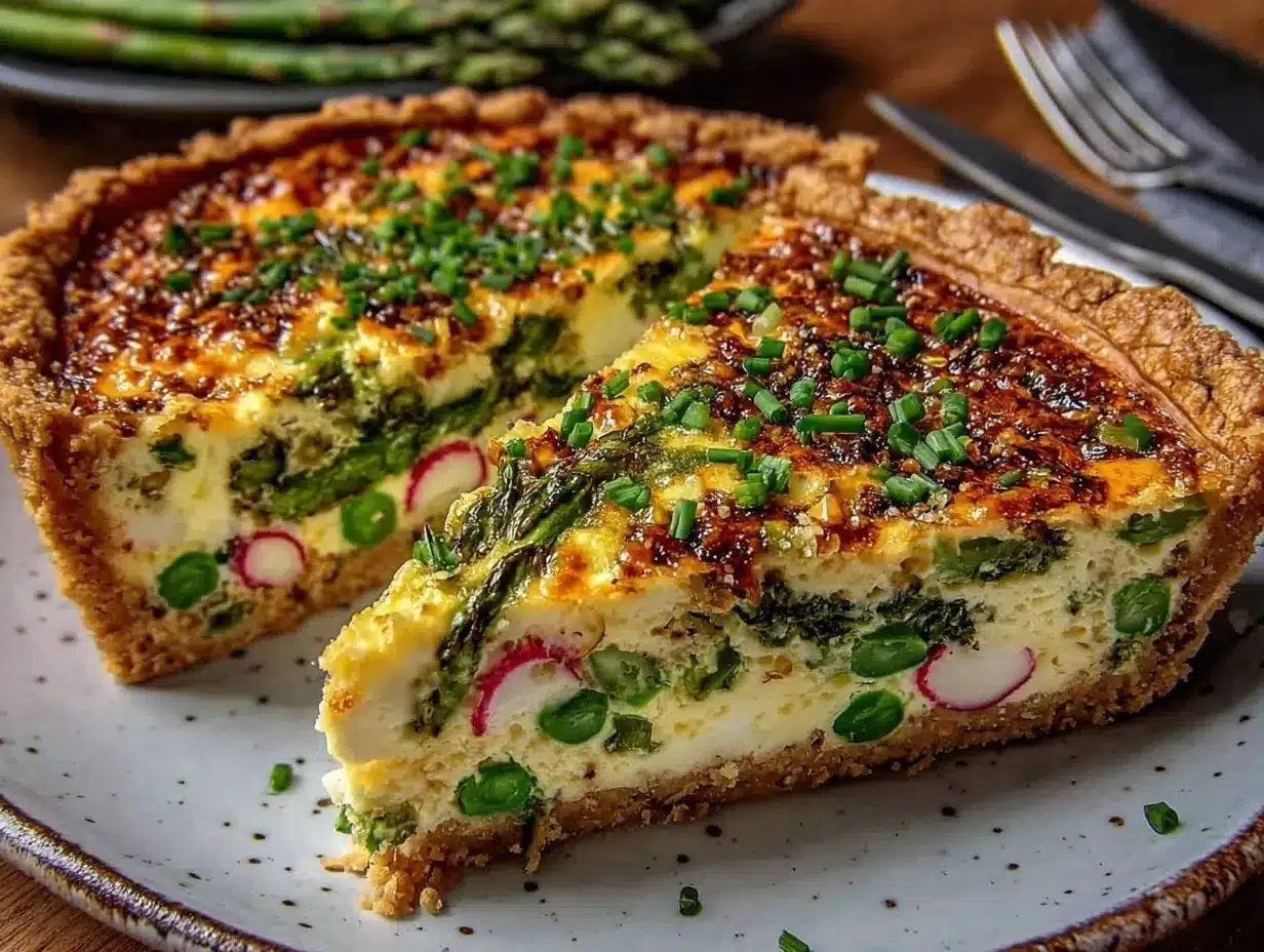 fresh spring tart recipe preparation steps