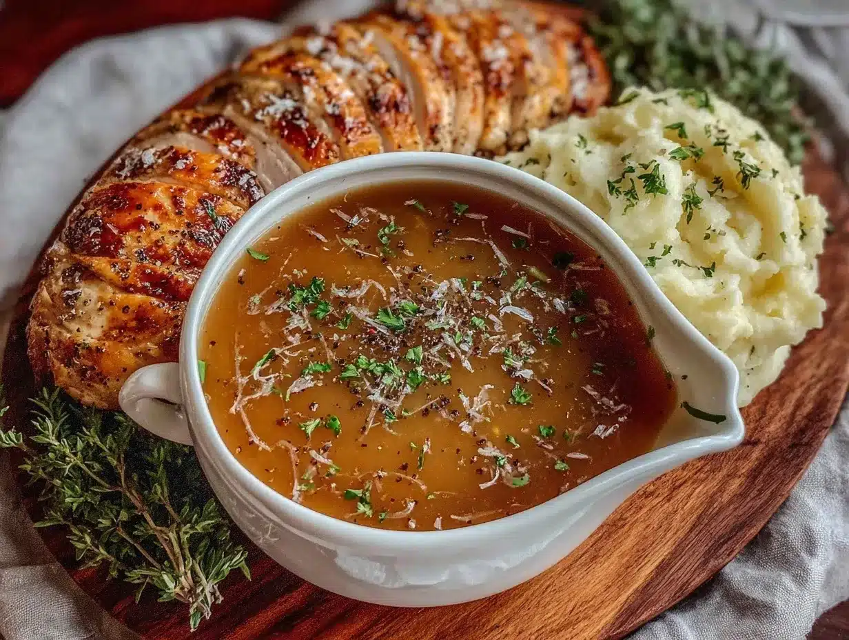 homemade turkey gravy preparation steps