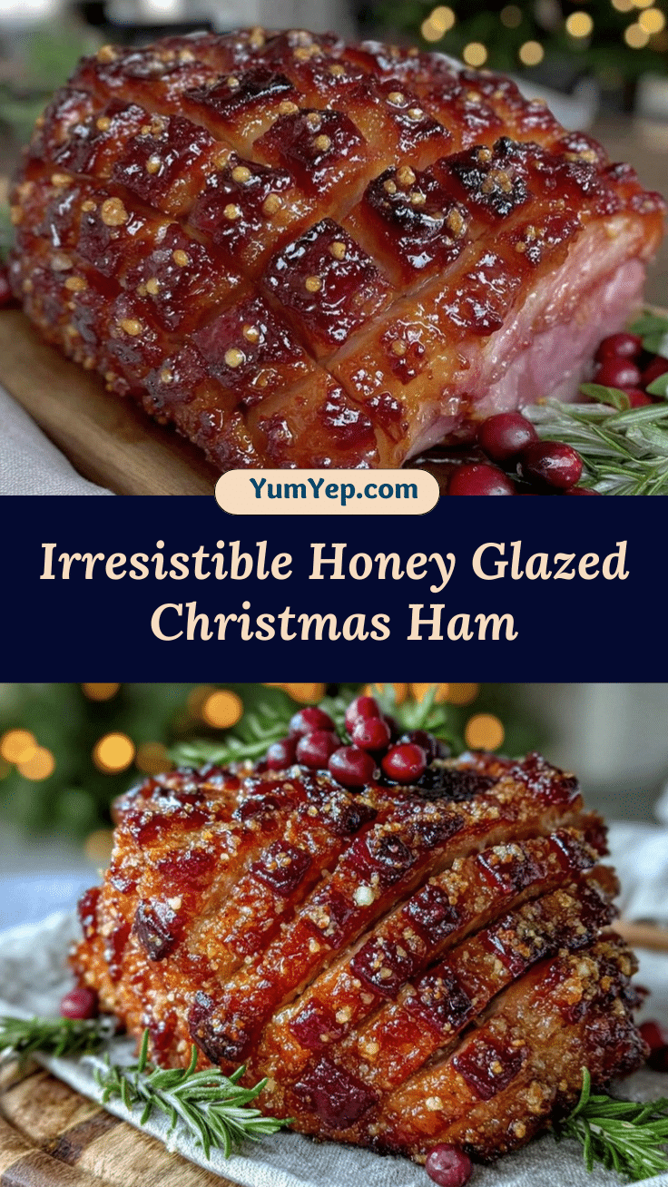honey glazed Christmas ham recipe