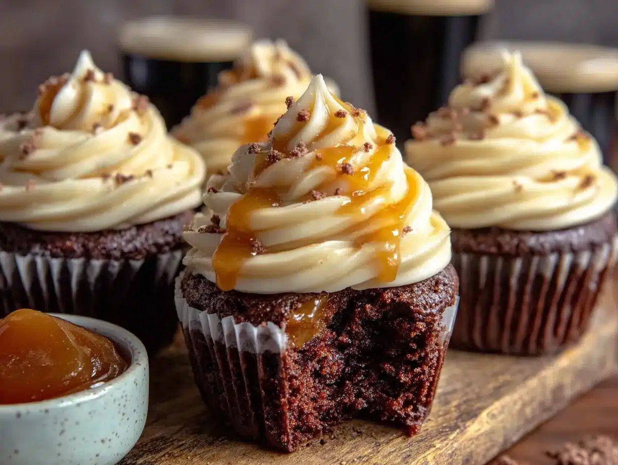 Irish Car Bomb Cupcakes preparation steps