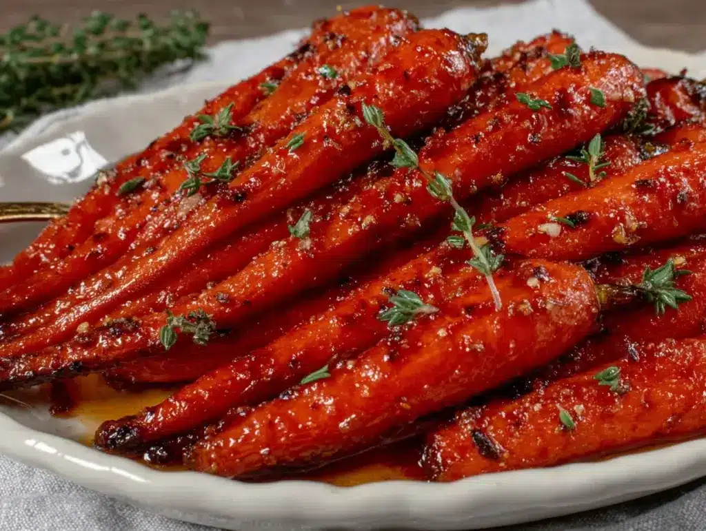 maple glazed carrots - featured image