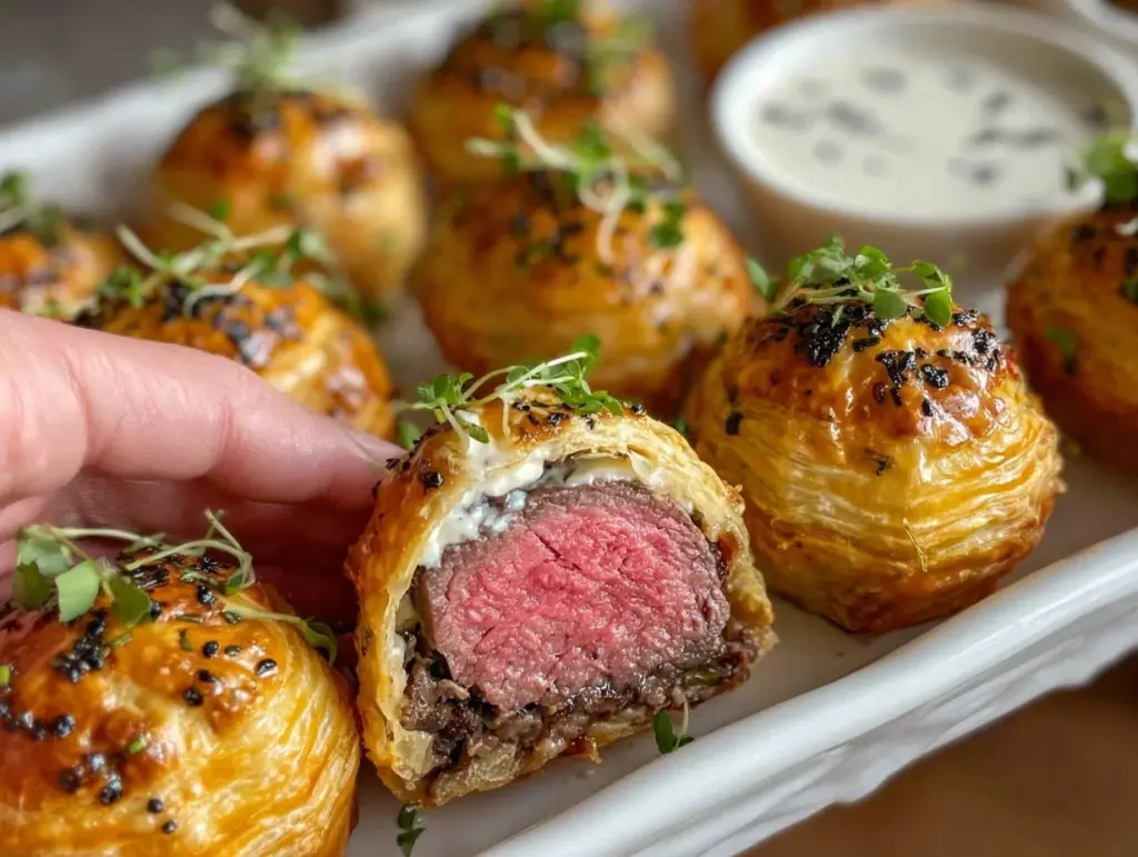 mini beef Wellingtons - featured image