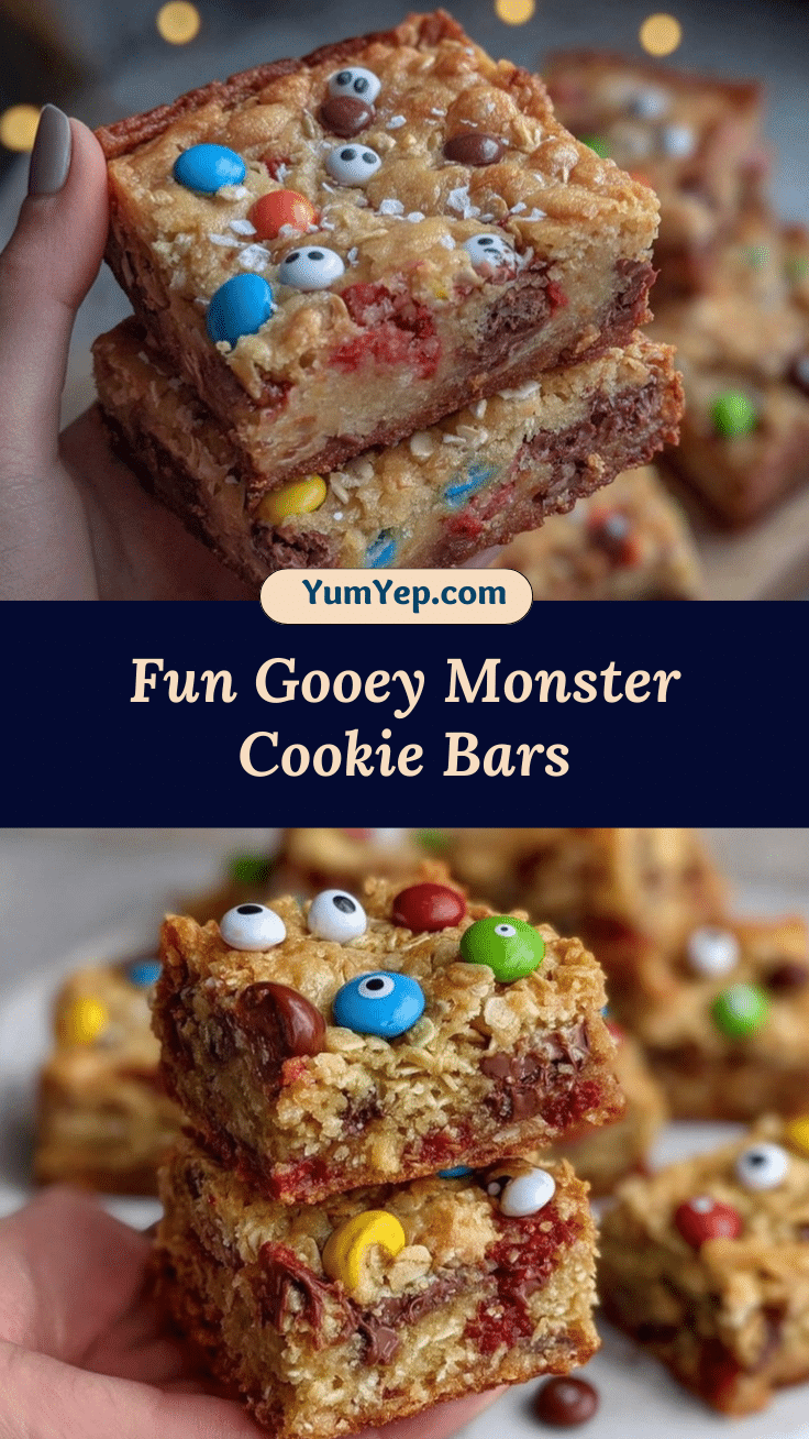 Monster Cookie Bars recipe