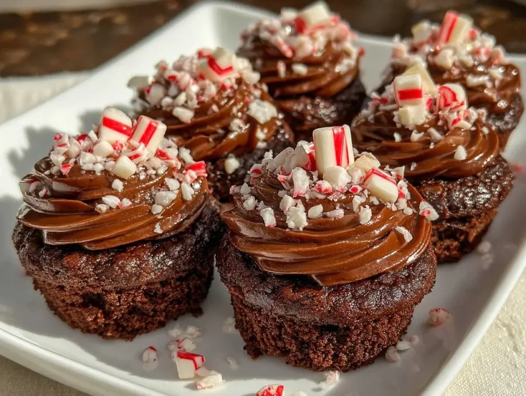 peppermint mocha cupcakes - featured image