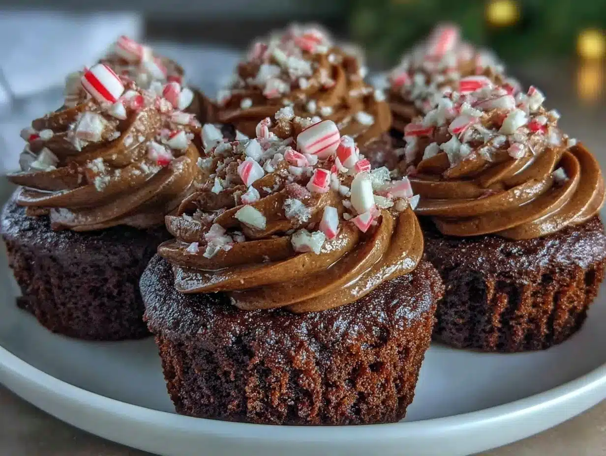 peppermint mocha cupcakes preparation steps