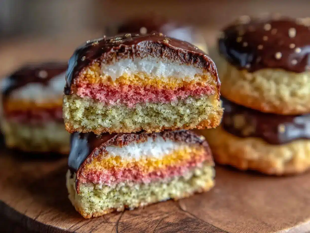 perfect rainbow cookies preparation steps