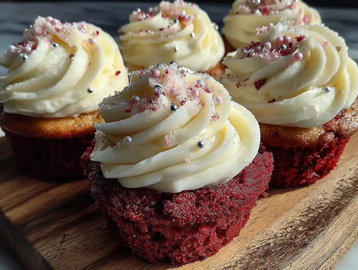 pink velvet cupcakes preparation steps