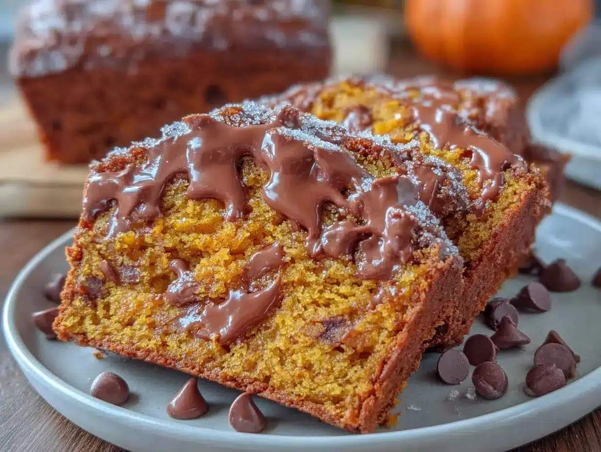pumpkin chocolate chip bread preparation steps