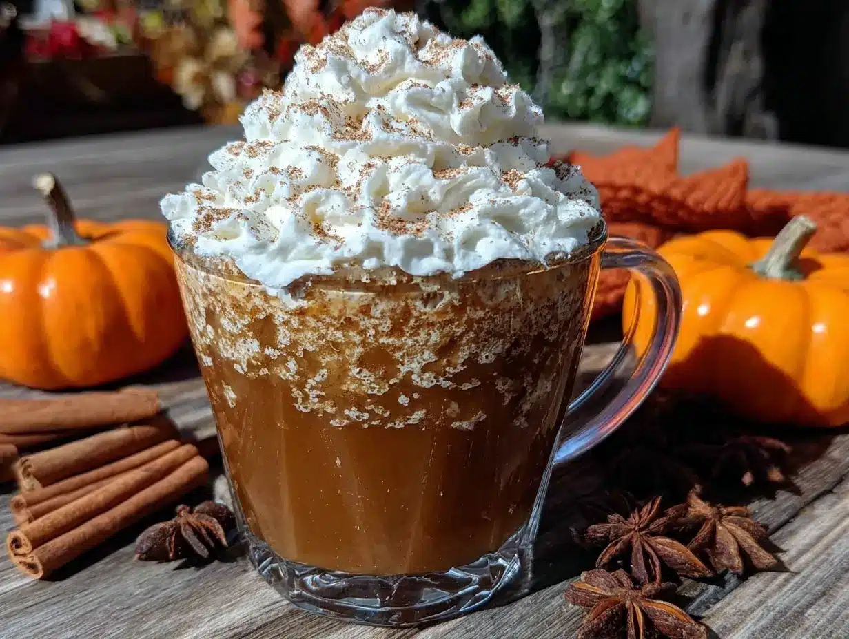 pumpkin spice latte preparation steps